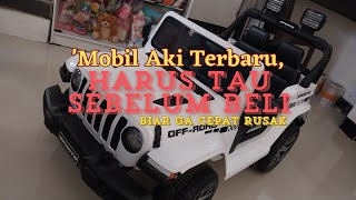 Mobil Aki Anak Terbaru  Model Jeep WK33 TV [upl. by Allred668]