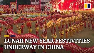 Festive mood and mass movement across China ahead of Lunar New Year [upl. by Olsen]