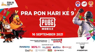 PRAPON PUBGM EKSIBISI ESPORTS PON XX PAPUA 2021 HARI KE SEMBILAN [upl. by Lynette]