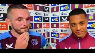 John McGinn amp Youri Tielemans Post Match Interview Aston Villa vs Liverpool 33 [upl. by Edbert]