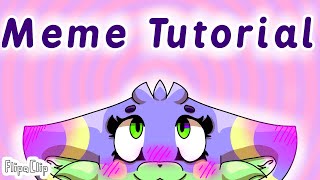 Animation meme tutorial FlipaClip tutorial part 2 [upl. by Hnilym]