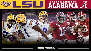 Burrow amp Tua ICONIC Duel 2 LSU vs 3 Alabama November 9 2019 [upl. by Winters574]