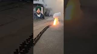 fireworks diwali fireworks amritsar jindgirahisebashavenaamni streetfood [upl. by Asssilem438]