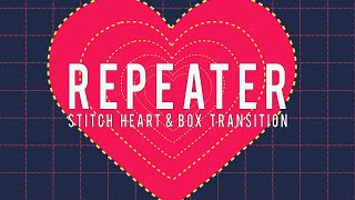 AE Tutorial Motion GFX 1 Repeating Heart amp Box [upl. by Urial]