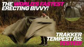 TRAKKER TEMPEST RS THE WORLDS FASTEST SETUP BIVVY [upl. by Atikcir]