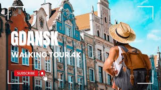 Gdansk Walking Tour 4K summer 2024 [upl. by Thorncombe]