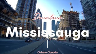 Mississauga Ontario Canada 🇨🇦 4k Downtown [upl. by Jelena]