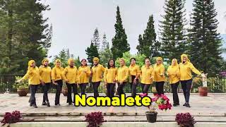 Nomalete Line Dance Choreographed by Heny Riawati INA [upl. by Us]