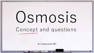 MCQs on Osmosis [upl. by Inoue]