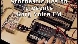 Korg Volca FM Sounds  Motion Recording and FX [upl. by Eceinart624]