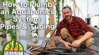 How to Plumb an Aquaponics System Pipes amp Tubing [upl. by Tiga]