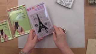 How to Use Stampendous Perfectly Clear Stamps [upl. by Marline]