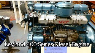 Leyland Trucks Vintage 400 series diesel engine short video filmed at Aldridge Transport Museum [upl. by Eugor]