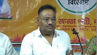 Press Conference by Samik Bhattacharya and other at State BJP HQ Kolkata [upl. by Naicad135]