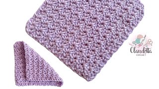 How to Crochet a Washcloth – Easy Beginner Tutorial [upl. by Halland124]