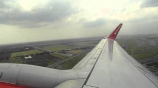 Corendon Dutch Airlines Boeing 737800 Takeoff from Amsterdam [upl. by Mcwherter773]