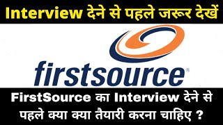 FirstSource Full Interview Details  Interview Que and Ans  GK4YOU [upl. by Kevin28]