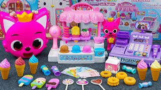 90 Minutes with Ice Cream Shop Play Set Unboxing Satisfying Cash Register ASMR 💞 Lana Unboxing Toy [upl. by Yehudi]