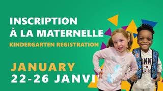 Inscription à la maternelle du 22 au 26 janvier 2024 [upl. by Aurita461]