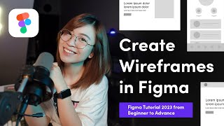 How to Create Wireframes in Figma  Figma Tutorial 2023 from Beginner to Advance [upl. by Anrat714]