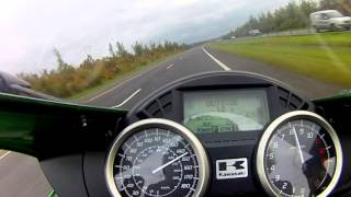 ZZR1400 ZX14R high speed ride 2 [upl. by Dougal]