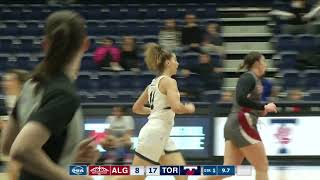 HIGHLIGHTS Toronto 91  Algoma 56 Womens Basketball [upl. by Ives]