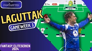 Fantasy Eliteserien 2024 GW1 Mitt lag til GW1 i Eliteserien Fantasy [upl. by Jewett]