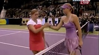 Maria Sharapova vs Kim Clijsters 2006 YEC Madrid RR Highlights [upl. by Dyna]