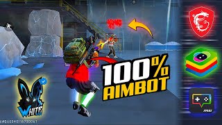 Revealing 100 AIMBOT SETTINGS for 99 Headshots l Bluestacks 5 l Msi 5 bluestacks [upl. by Amerd]