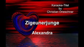 Zigeunerjunge  Alexandra  Karaoke [upl. by Gnilrad]