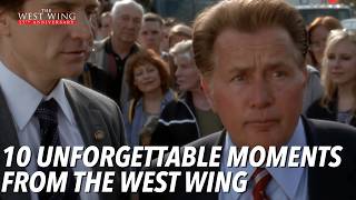 10 Unforgettable Moments  The West Wing [upl. by Russian]