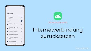 Internetverbindung zurücksetzen Android 15 [upl. by Dwinnell995]