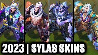 ALL SYLAS SKINS SPOTLIGHT 2023  League of Legends [upl. by Leagiba]