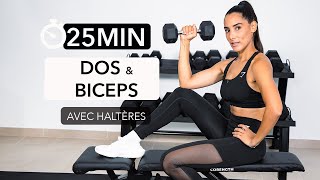 921  25 MIN DOS amp BICEPS AVEC HALTÈRES [upl. by Iglesias165]