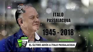 ¡Hasta siempre Ítalo Intrusos estuvo presente en la última despedida al periodista chileno [upl. by Bartolome987]