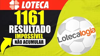 RESULTADO LOTECA 1161 PODE ACUMULAR SAIBA  GRADE LOTECA 1162 PRÊMIO MAIOR RESULTADOS ERROS ACERTOS [upl. by Enidanreb977]