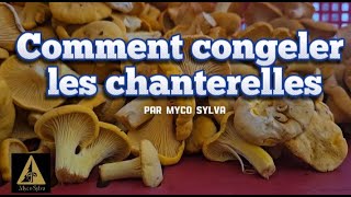 Comment congeler les chanterelles [upl. by Roxana698]