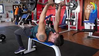 16 – Ejercicio de triceps press frances con barra w [upl. by Tedd241]