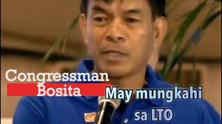 Congressman Bosita nakipagpulong sa LTO… [upl. by Dahc432]