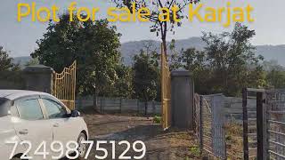 NA plot for sale at Karjat3 Guntha85 lacs per Gunthanegotiableriverside [upl. by Tallie]