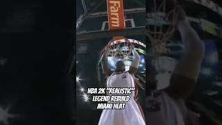 NBA 2K24 quotRealisticquot Legend Rebuild  Miami Heat [upl. by Nnayelsel]