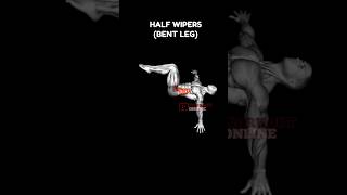 T⁵ HALF WIPERS BENT LEGabs absworkout technical workoutathome sixpack fyp phonkmusic [upl. by Ennoid]