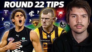 Round 22 AFL Tips  Predictions 2024 [upl. by Adamo]