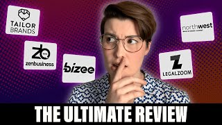 The Ultimate Comparison LegalZoom vs Bizee vs ZenBusiness vs Tailorbrands vs Northwest [upl. by Ecnaiva]