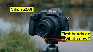 Nikon Z50II New DX First Look [upl. by Nalorac]