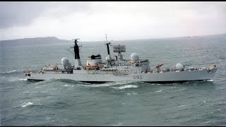 HMS Sheffield 35th Anniversary Falkland War [upl. by Aihcela]