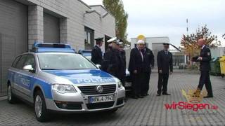 Neue Polizeiuniformen im Kreis SiegenWittgenstein jetzt in blau [upl. by Ayisan965]