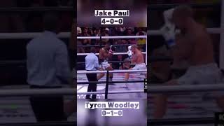 Jake Paul vs Tyron Woodley 2  Fast Fight JakePaul TyronWoodley sports boxing ko [upl. by Akoek]