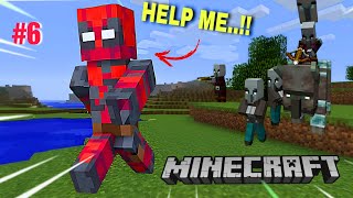 We got RAIDED in Minecraft  Minecraft Survival Part 6 minecraft [upl. by Lucania]