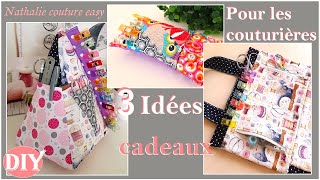 3 idées cadeaux pour les couturières DIY couture by Nathalie couture easy [upl. by Lain]